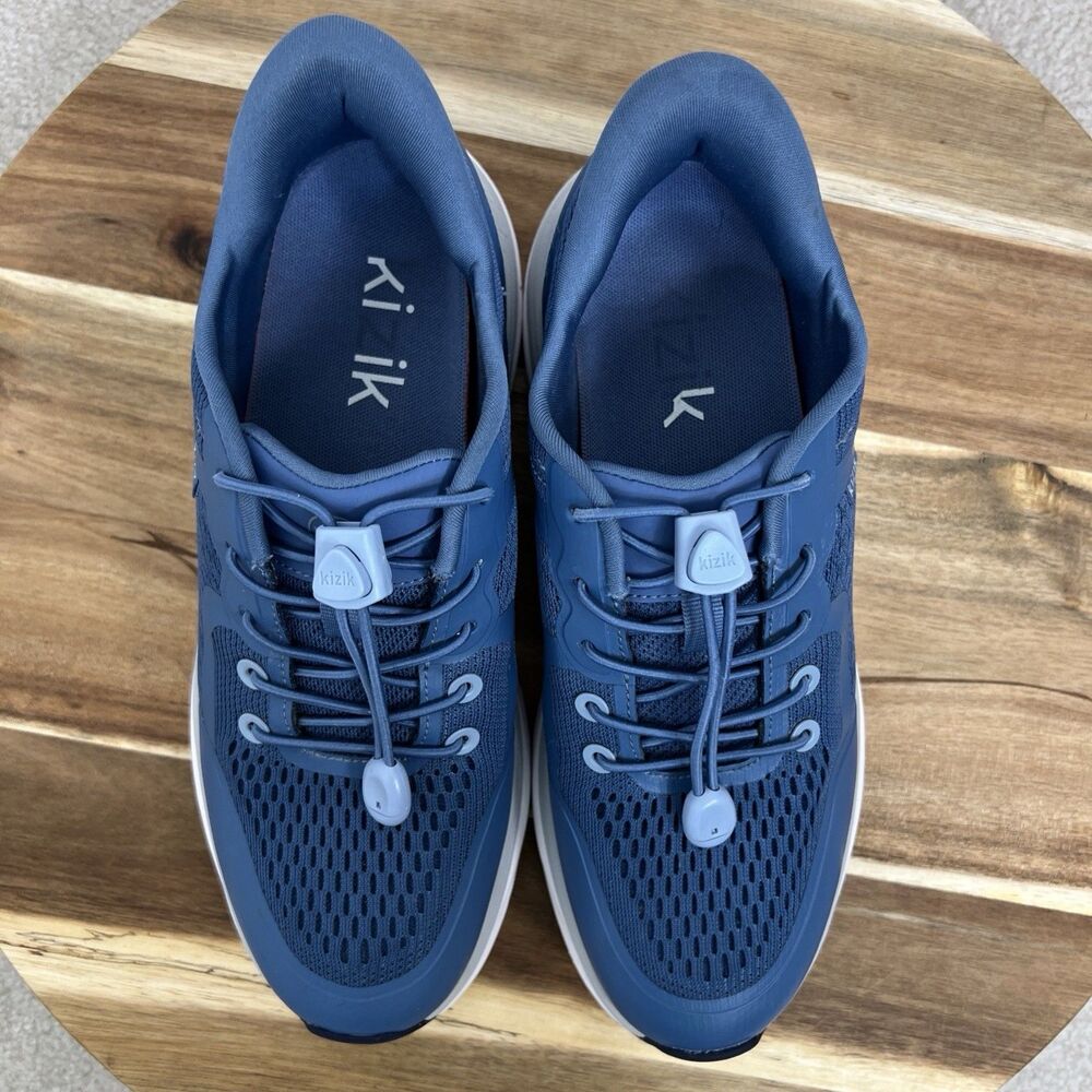 Kizik London Handsfree Blue Athletic Sneakers Shoes Womens 8.5  Mens 7 - Picture 4 of 12